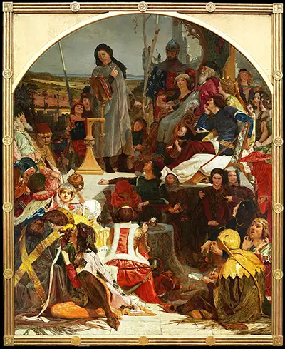 Chaucer at the Court of Edward III Ford Madox Brown